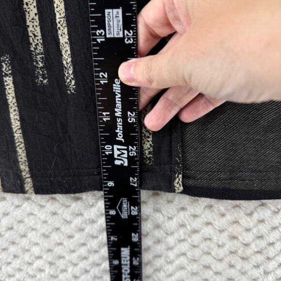 Ali Miles Women's Vest Size L Abstract Plaid Sleeveless Button Up Patchwork - Picture 6 of 7